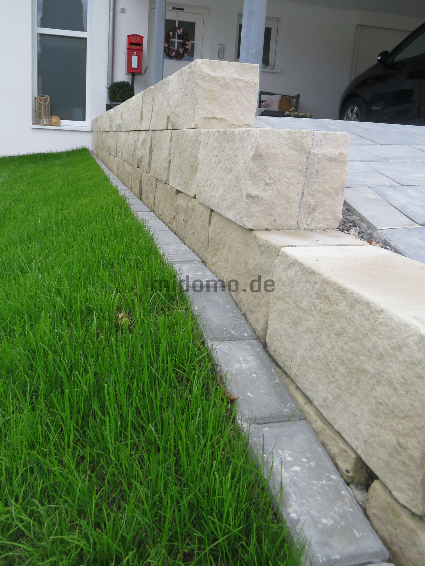 Sandstein LÖWENBERG 2-fach gesägt