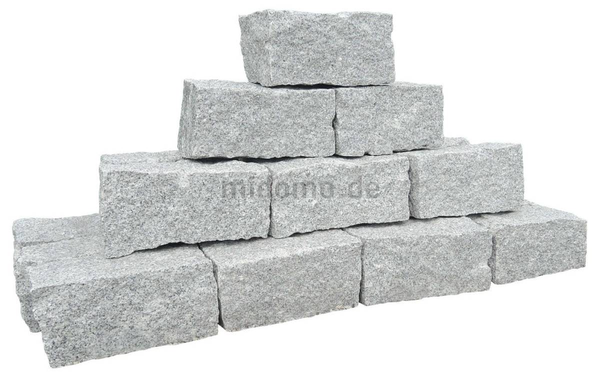 Granit Mauersteine kaufen und liefern lassen! midomo
