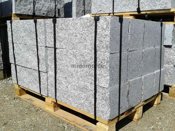 Gesägte Granit Mauersteine 20x20x40 cm DORNBERG midomo.de