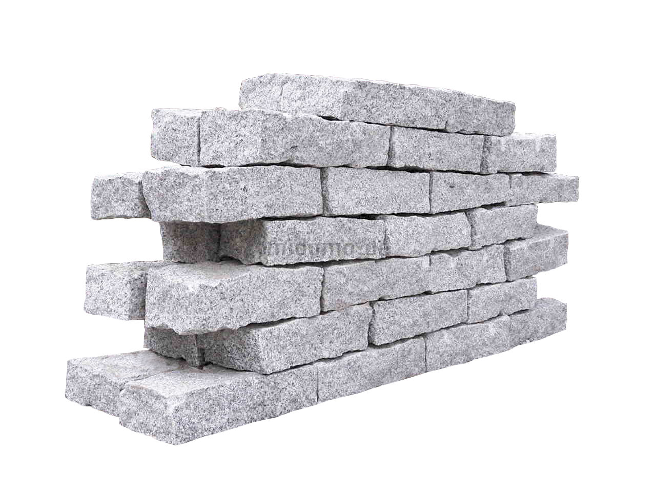 Granit Mauersteine für Deinen Garten 10x20x40 cm